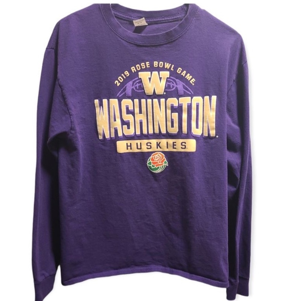 Washington Huskies Mens Long Sleeve Purple University Casual